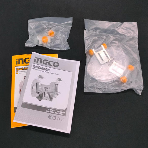 Ηλεκτρικός Δίδυμος Τροχός Πάγκου 150W INGCO BG61502