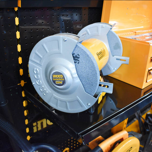 Ηλεκτρικός Δίδυμος Τροχός Πάγκου 350W INGCO BG83502