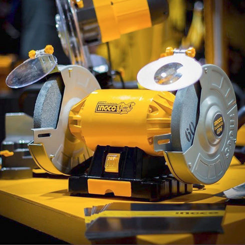 Ηλεκτρικός Δίδυμος Τροχός Πάγκου 350W INGCO BG83502