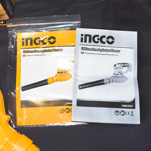 Φυσητήρας Μπαταρίας 20V Li-Ion SOLO 3 θέσεων INGCO CABLI2001
