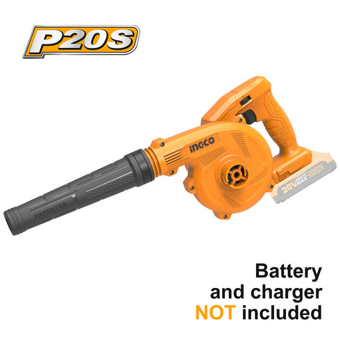 Φυσητήρας Μπαταρίας 20V Li-Ion SOLO 2 θέσεων INGCO CABLI20018