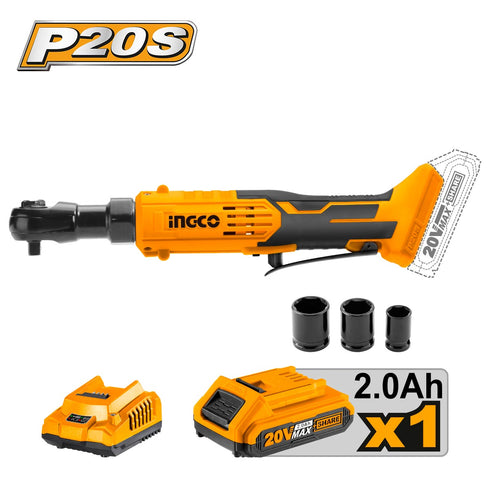 Καστάνια 3/8" Μπαταρίας 20V Li-Ion INGCO CDRLI206015