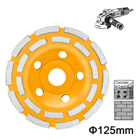 Δίσκος Λείανσης Δομικών Υλικών 125mm INGCO CGW021251