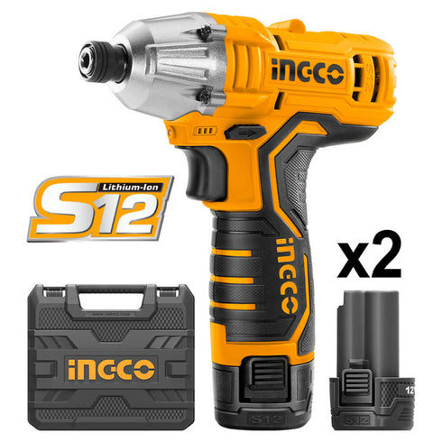 Παλμικό Κατσαβίδι Μπαταρίας 12V Li-Ion INGCO CIRLI1201