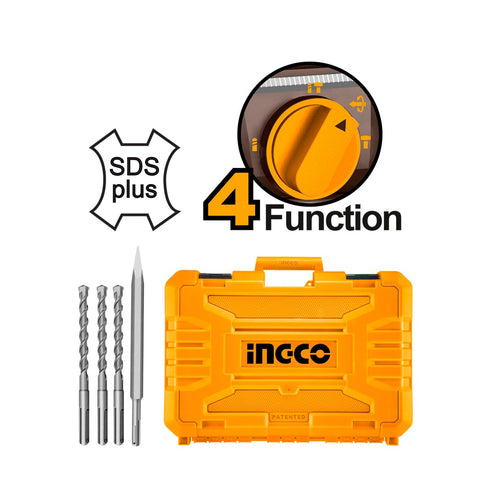 Πιστολέτο Περιστροφικό Κρουστικό Σκαπτικό Μπαταρίας 20V Li-Ion 2.5J INGCO CRHLI202287