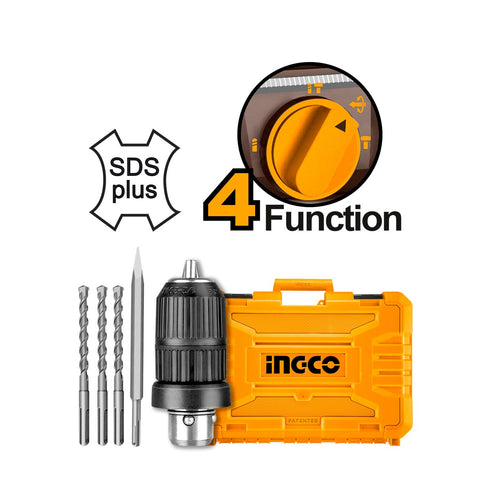 Πιστολέτο Περιστροφικό Κρουστικό Σκαπτικό Μπαταρίας 20V Li-Ion 2.5J INGCO CRHLI202289