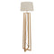 FLC 6320 WOODEN ARLIGHT FLOOR LIGHTING WITH CROSS-SHAPED SUPPORT