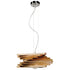 PDC 4466 PENDANT SINGLE LIGHT ARLIGHT WITH WOODEN TRIANGLE PARTS IN ROTARY SCALE LAYOUT