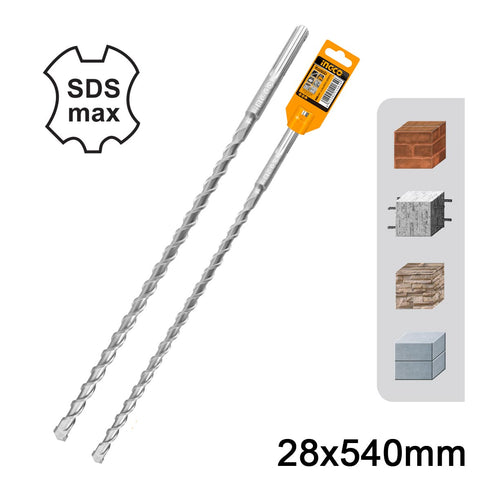 Τρυπάνι SDS max 28x540mm INGCO DBH1242805