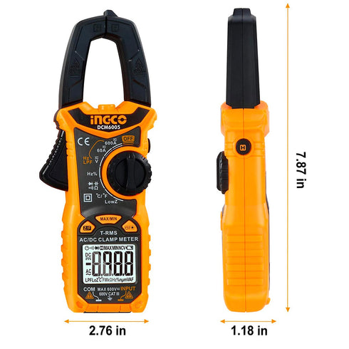 Αμπεροτσιμπίδα Ψηφιακή AC/DC INGCO DCM6005