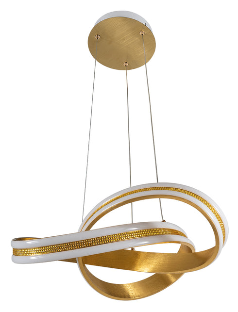 ARlight PDC 673 GD LED ΠΛΕΚΤΟ ΚΡΕΜΑΣΤΟ ΜΕ ΚΡΥΣΤΑΛΙΖΕ ΣΤΕΦΑΝΙ