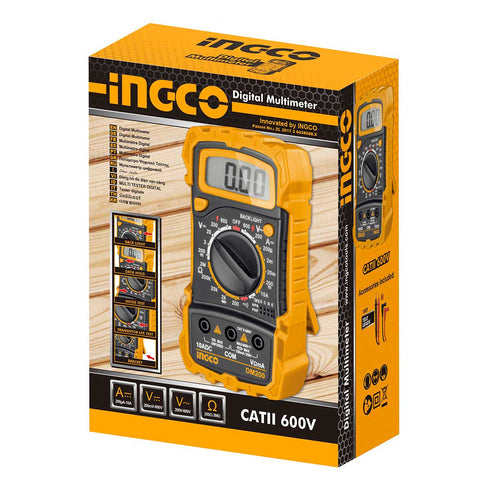 Ψηφιακό Πολύμετρο Τάσης, Έντασης, και Αντίστασης INGCO DM200