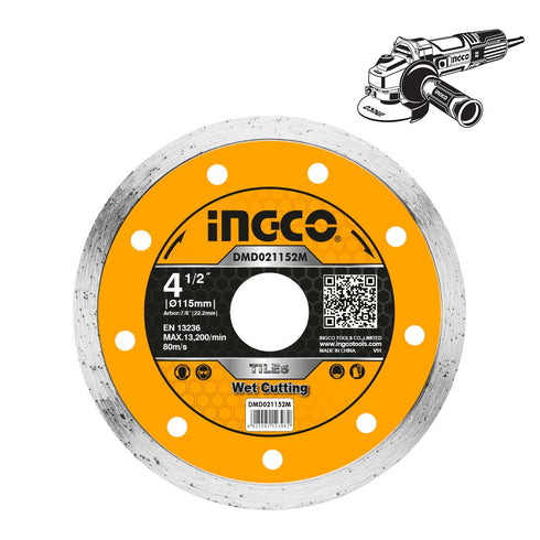Διαμαντόδισκος Πλακιδίων 115mm INGCO DMD021152M