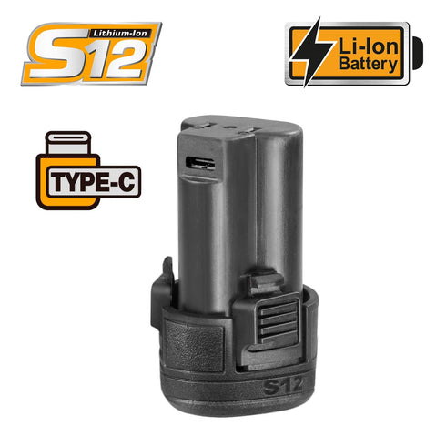 Μπαταρία 12V 1.5Ah Li-Ion USB Type-C INGCO FBLI12153E