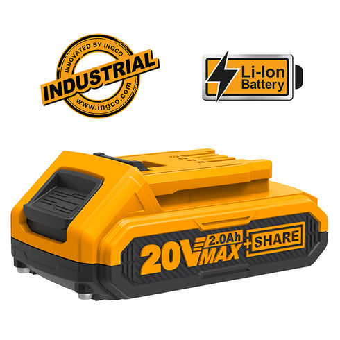Professional Battery 20V 2.0Ah Li-lon INGCO FBLI2001