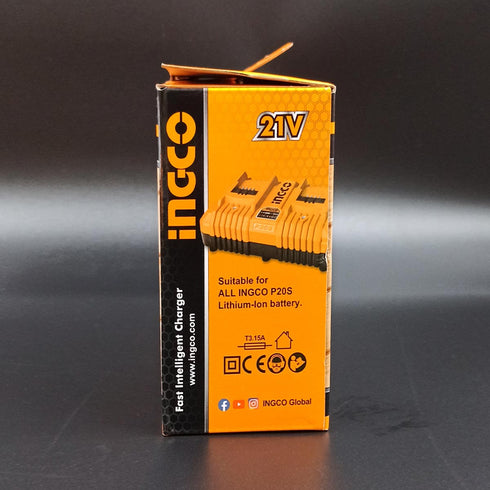 Ταχυφορτιστής 2 Θέσεων 2x20V 4A INGCO FCLI2034E