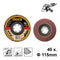 Δίσκος Λείανσης Φίμπερ K40 115mm INGCO FD1151