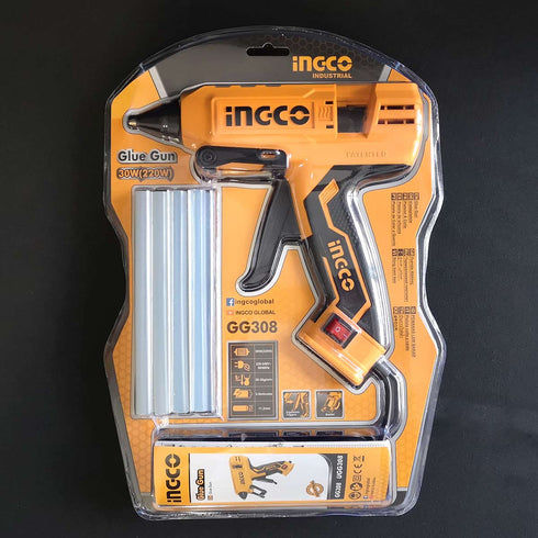 Ηλεκτρικό Πιστόλι Θερμόκολλας 220W INGCO GG308