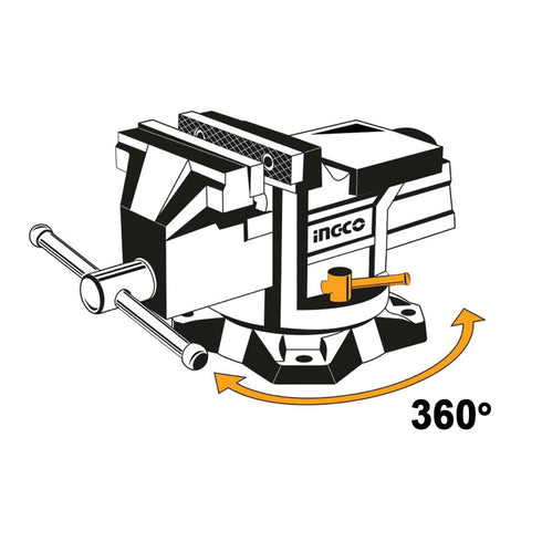 Μέγγενη Πάγκου 4" INGCO HBV084