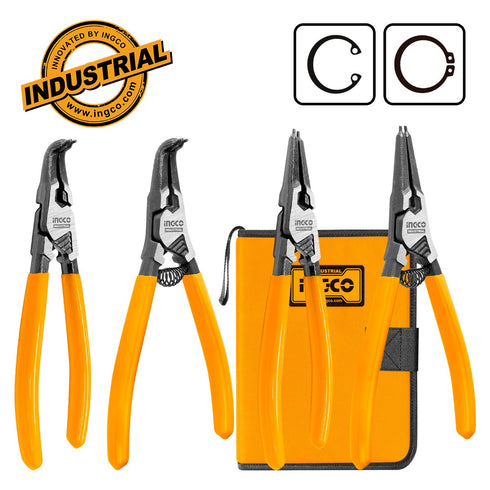 Ασφαλειοτσίμπιδο 180mm Σετ 4 τεμ. INGCO HCCPS26180