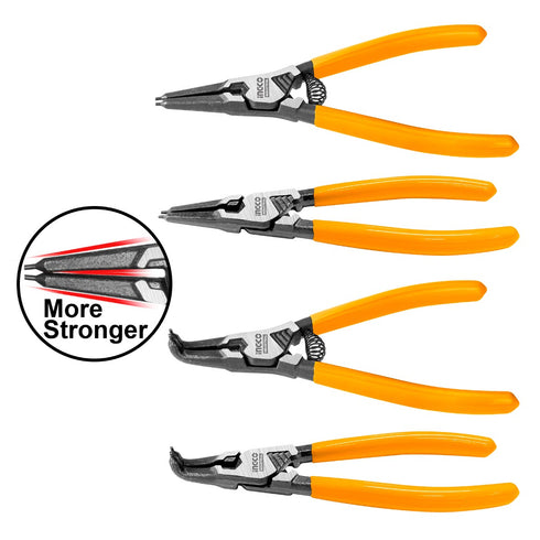 Ασφαλειοτσίμπιδο 180mm Σετ 4 τεμ. INGCO HCCPS26180