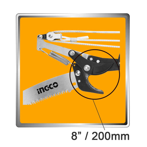 Πριόνι και Ψαλίδι Κλαδέματος με Τηλεσκοπικό Κοντάρι 14" INGCO HEPS25281