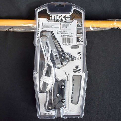 Πριόνι και Ψαλίδι Κλαδέματος με Τηλεσκοπικό Κοντάρι 14" INGCO HEPS25281