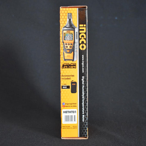 Ψηφιακός Μετρητής Υγρασίας και Θερμοκρασίας INGCO HETHT01