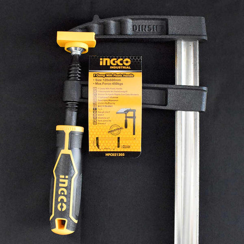 Σφιγκτήρας Μαραγκών Βαρέος Τύπου 120x600mm INGCO HFC021205