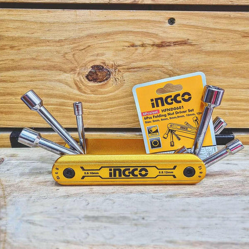 Σετ Κλειδιά Καρυδάκια τ. Σουγιάς 5-12mm INGCO HFND0601