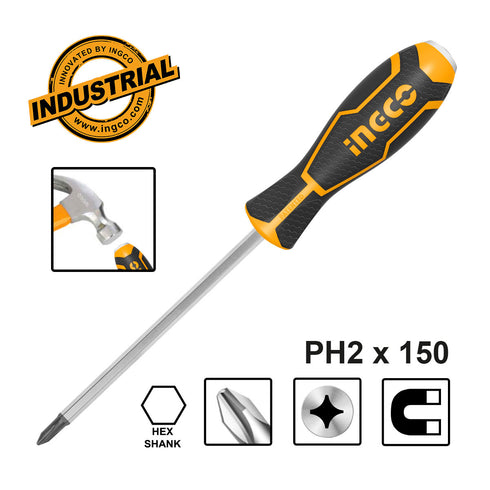 Κατσαβίδι Σταυρού Χτυπητό PH2x150mm INGCO HGTSPH2150