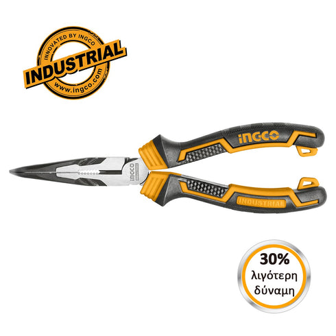 Μυτοτσίμπιδο Βαρέος Τύπου 200mm Κυρτό INGCO HHBNP28201