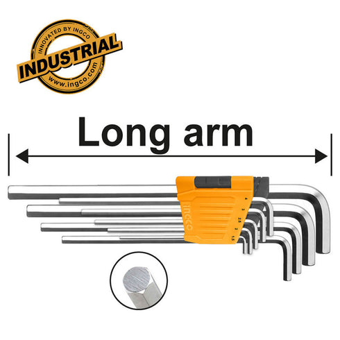 Professional Allen Wrench Set 1.5-10mm INGCO HHK11091