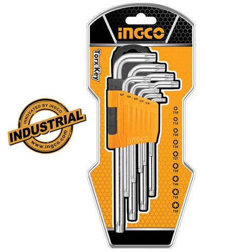 Professional Set of Torx Wrenches T10-T50mm INGCO HHK13092
