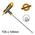 Ταφ Torx Κλειδί T25 x 100mm INGCO HHK15T251001