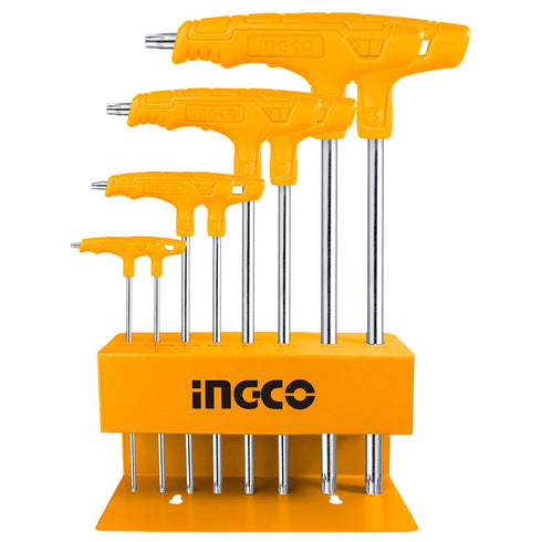 Κλειδιά Ταφ Torx Σετ 8 τεμ. Τ10-Τ50mm INGCO HHKT80838