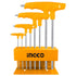 Κλειδιά Ταφ Torx Σετ 8 τεμ. Τ10-Τ50mm INGCO HHKT80838