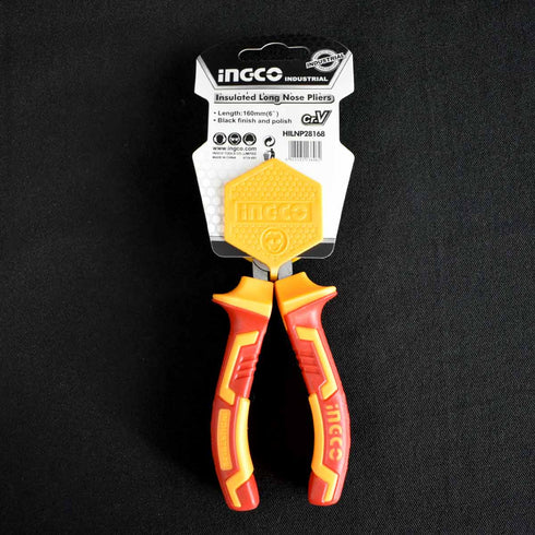 Μυτοτσίμπιδο Ηλεκτρολόγου VDE 160mm Ίσιο INGCO HILNP28168