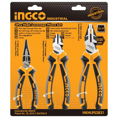 Εργαλεία Χειρός Σετ 3 τεμ. INGCO HKHLPS2831