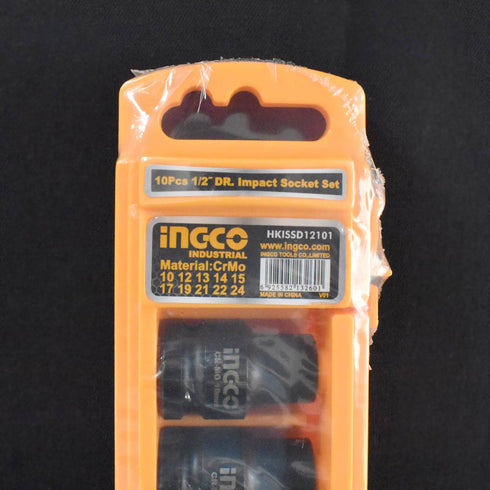 Καρυδάκια Αέρος 1/2" Σετ 10 τεμ. INGCO HKISSD12101