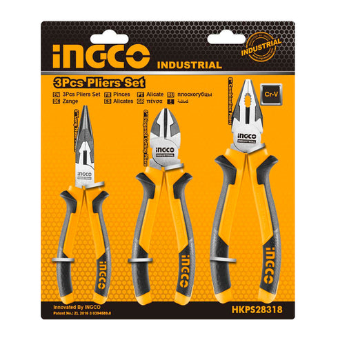 Εργαλεία Χειρός Σετ 3 τεμ. INGCO HKPS28318