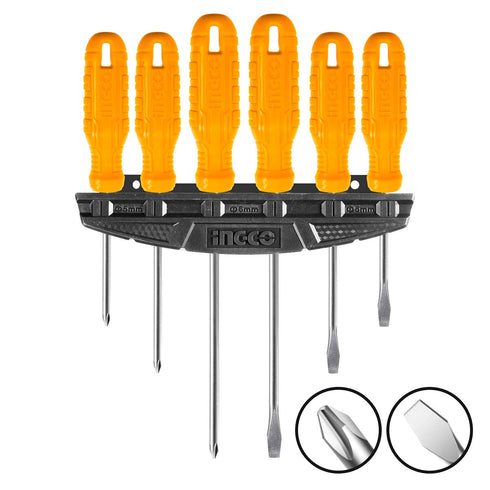 Κατσαβίδια Σετ 6 τεμ. INGCO HKSD0658