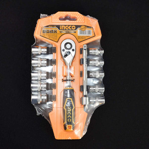 Καρυδάκια 1/2" Σετ 12 τεμ. INGCO HKTS12122