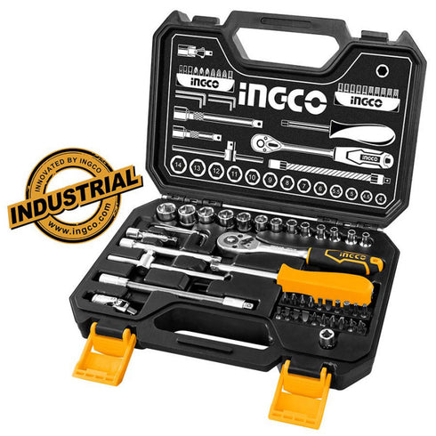 Professional Set 45 pcs. Walnuts 1/4 "INGCO HKTS14451