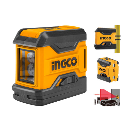 Αυτοαλφαδιαζόμενο Laser Σταυρού 2 Ακτίνων INGCO HLL156508