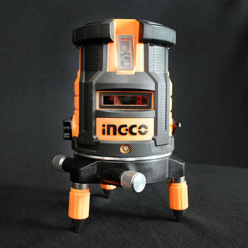 Αυτοαλφαδιαζόμενο Laser Σταυρού με 5 Κόκκινες Δέσμες INGCO HLL306505