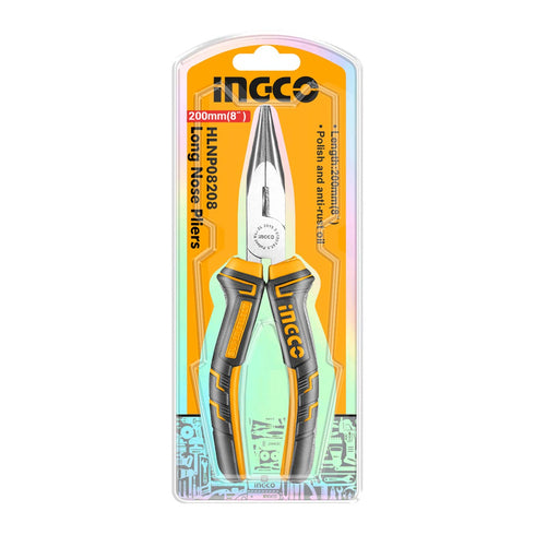 Μυτοτσίμπιδο 200mm Ίσιο Basic INGCO HLNP08208