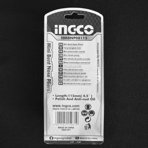 Μίνι Μυτοτσίμπιδο Κυρτό 115mm INGCO HMBNP08115