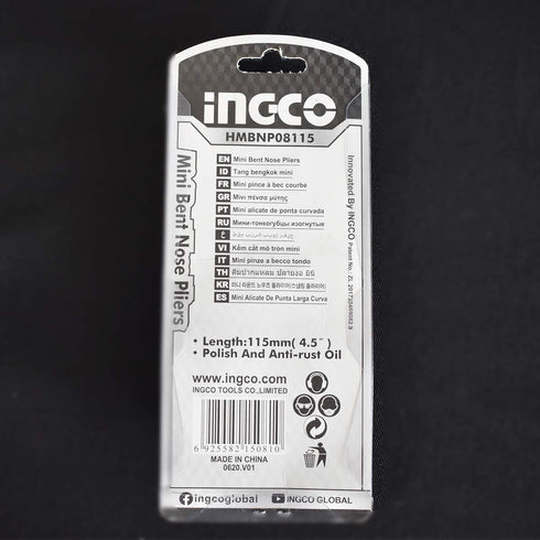 Μίνι Μυτοτσίμπιδο Κυρτό 115mm INGCO HMBNP08115