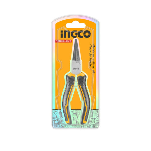 Μίνι Μυτοτσίμπιδο Στρογγυλό Ίσιο 115mm INGCO HMNP08115